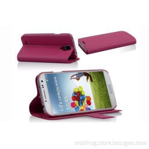 Extra Slim Cell Phone Leather Case with Sleep Function , Sa